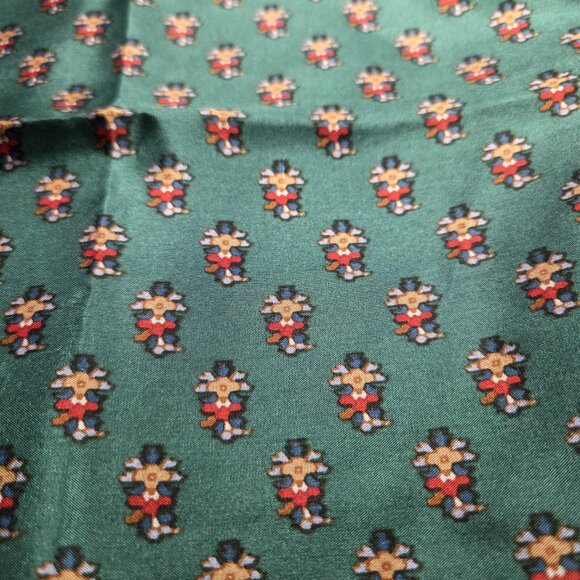 ECHO 100% Pure Silk Scarf - Green - Picture 4 of 4